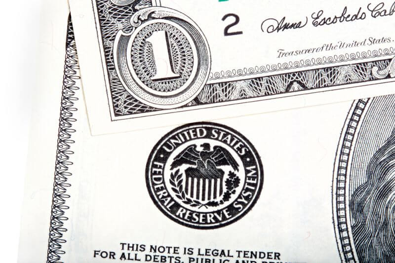 US dollar bill, US Fed