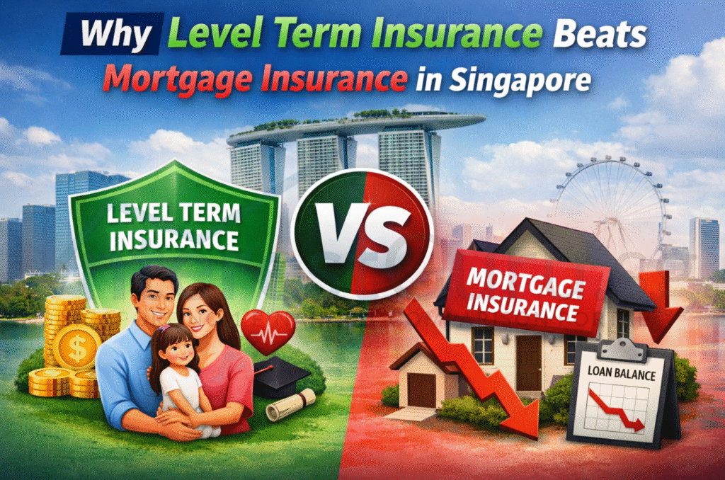 why level term insurance beats mortgage insurance in singapore